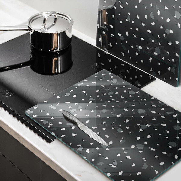 Glas Ceranfeldabdeckung Dekorativer Stein