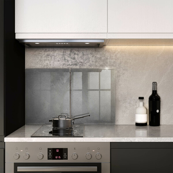 Glas Herdabdeckplatte Betonbeschaffenheitshintergrund