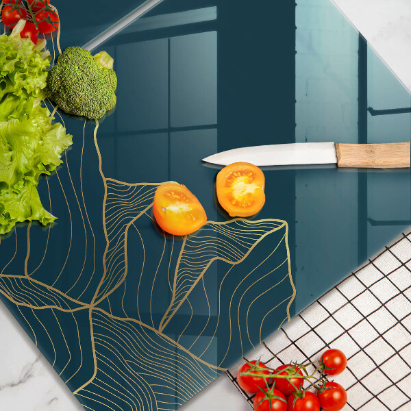 Glas Herdabdeckplatte Abstrakte Berge