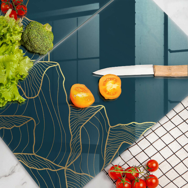 Glas Herdabdeckplatte Abstrakte Berge