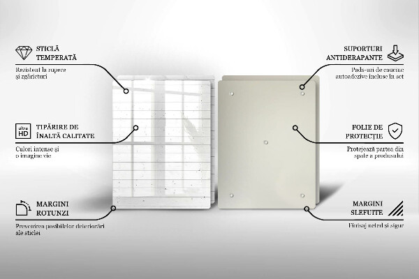 Glas Herdabdeckplatte Moderne helle Tafeln