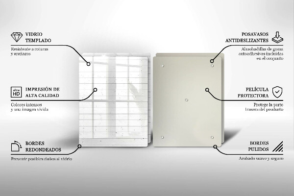 Glas Herdabdeckplatte Moderne helle Tafeln