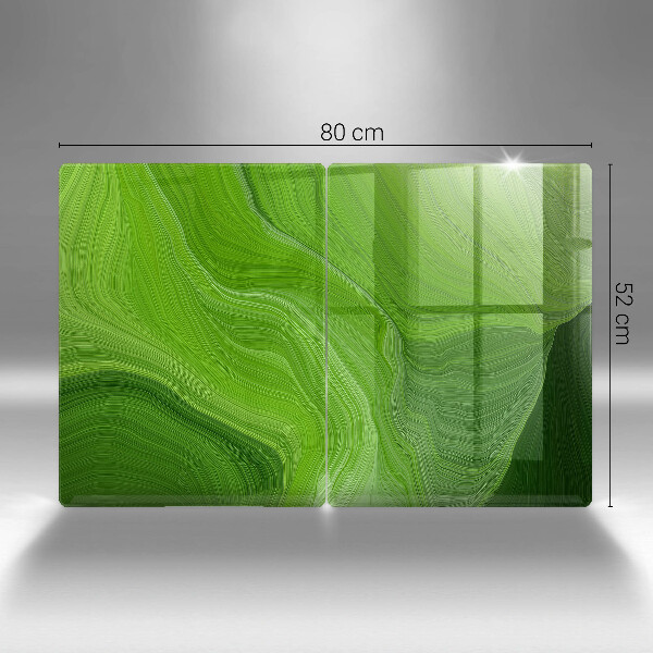 Glas Herdabdeckplatte Abstrakte Textur