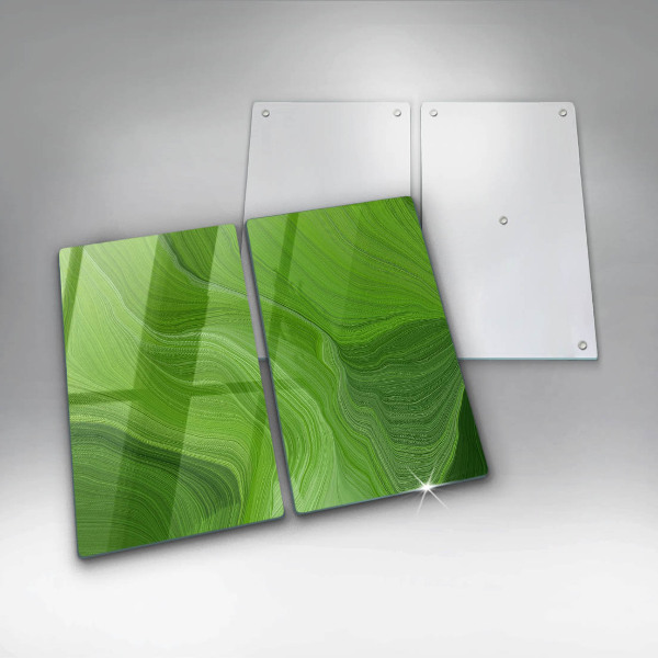 Glas Herdabdeckplatte Abstrakte Textur