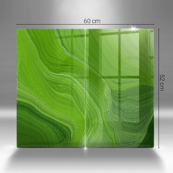 Glas Herdabdeckplatte Abstrakte Textur