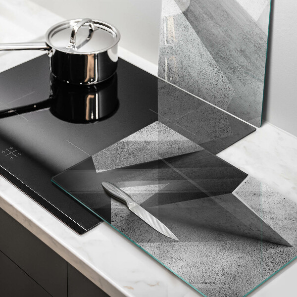 Glas Herdabdeckplatte Konkrete Abstraktion