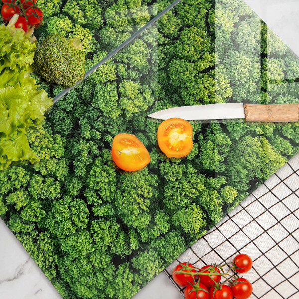 Glas Herdabdeckplatte Naturmoospflanze