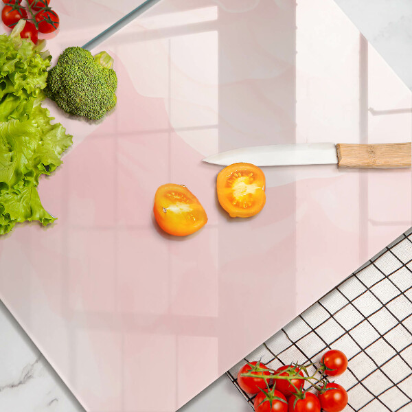 Glas Herdabdeckplatte Pastellrosen-Hintergrund