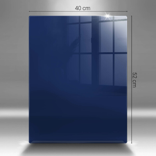 Glas Herdabdeckplatte Blaue Farbe