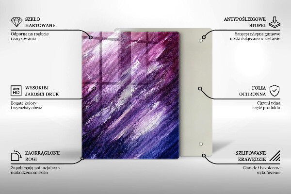 Glas Herdabdeckplatte Graue Farbe