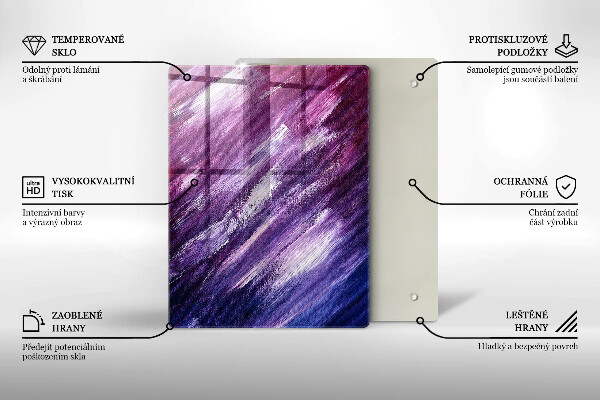 Glas Herdabdeckplatte Graue Farbe