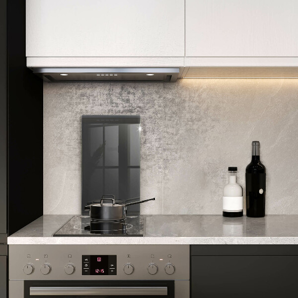 Glas Herdabdeckplatte Graue Farbe