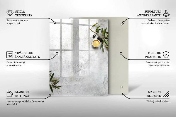 Glas Herdabdeckplatte Grüne Farbe