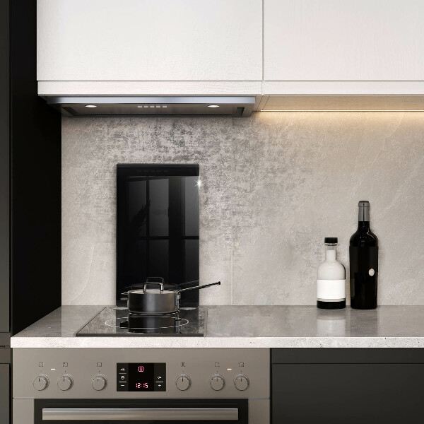 Glas Herdabdeckplatte Schwarze Farbe