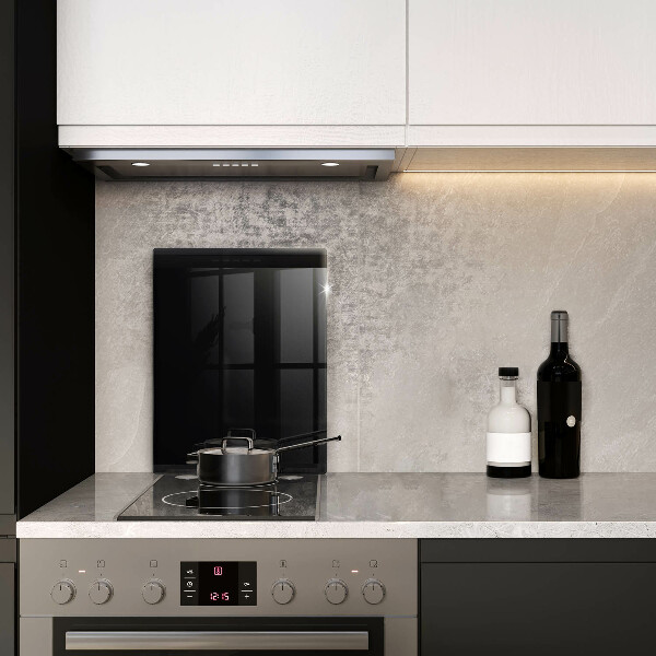 Glas Herdabdeckplatte Schwarze Farbe