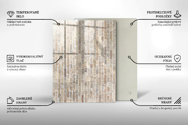 Glas Herdabdeckplatte rote Farbe