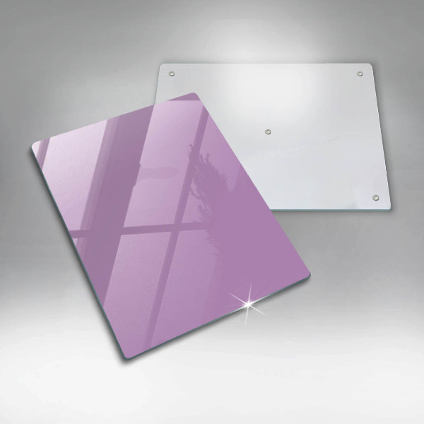 Glas Herdabdeckplatte Violette Farbe