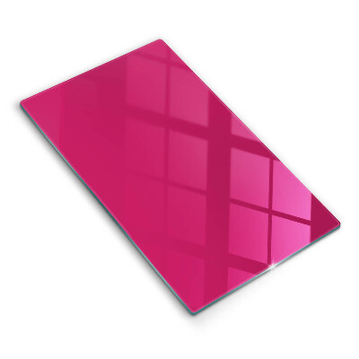 Glas Herdabdeckplatte Pinke Farbe