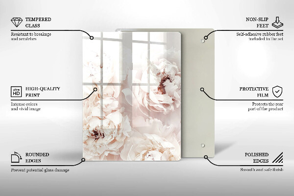 Glas Herdabdeckplatte Gelb