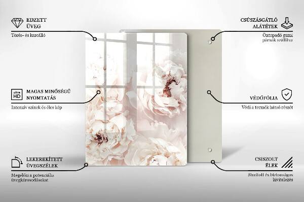 Glas Herdabdeckplatte Gelb