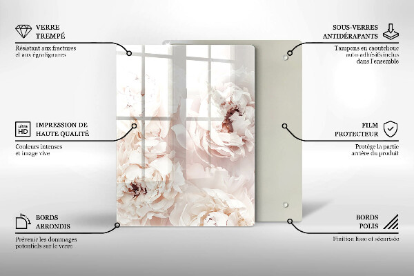 Glas Herdabdeckplatte Gelb