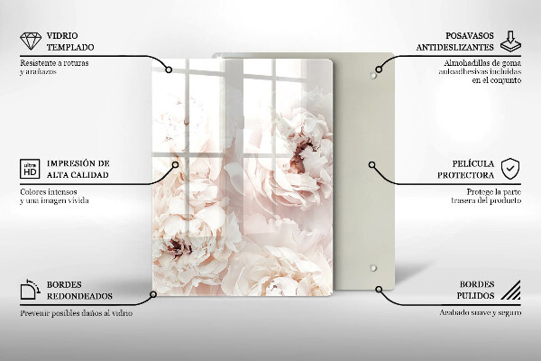 Glas Herdabdeckplatte Gelb