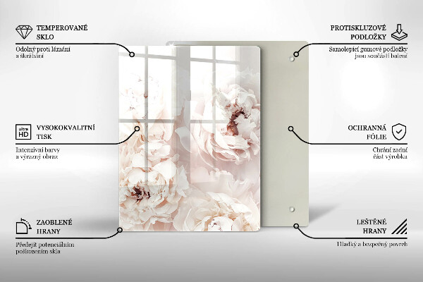 Glas Herdabdeckplatte Gelb