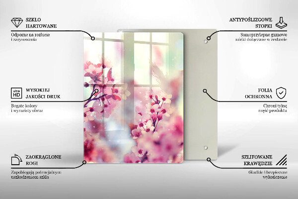 Glas Herdabdeckplatte Dunkles Holzbrett