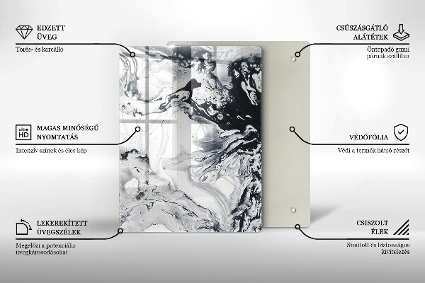 Glas Herdabdeckplatte Zitronenfrucht