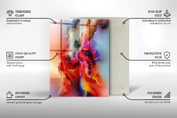 Glas Herdabdeckplatte Kaffee und Bohnen