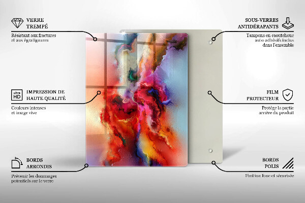 Glas Herdabdeckplatte Kaffee und Bohnen