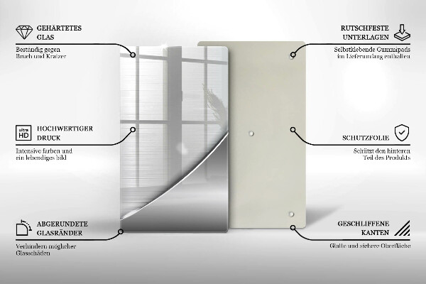 Glas Ceranfeldabdeckung Spritzschutz Metallformen