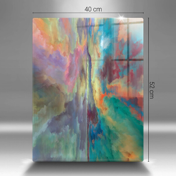 Glas Herdabdeckplatte Bunter Himmel