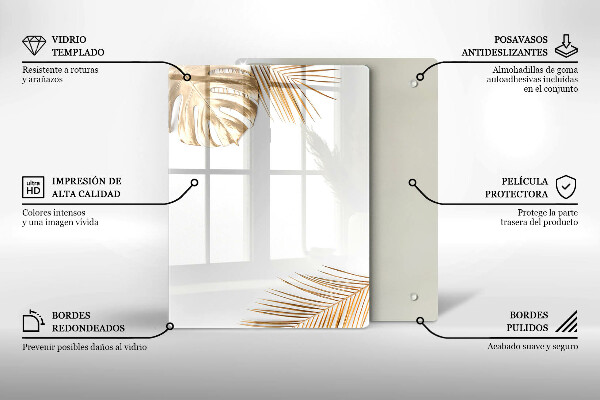 Glas Herdabdeckplatte Helles Steinzeug