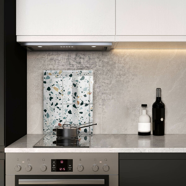 Glas Herdabdeckplatte Helles Steinzeug