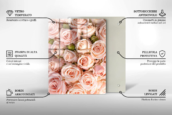 Glas Ceranfeldabdeckung Spritzschutz Naturaderblatt