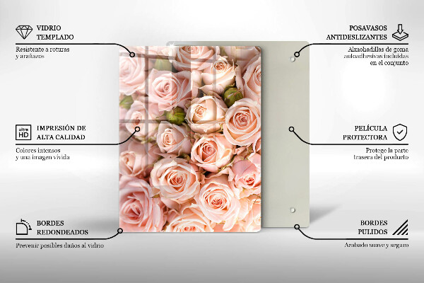 Glas Ceranfeldabdeckung Spritzschutz Naturaderblatt