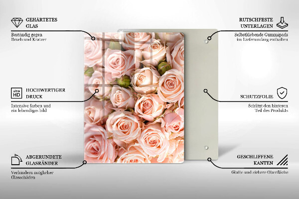 Glas Ceranfeldabdeckung Spritzschutz Naturaderblatt