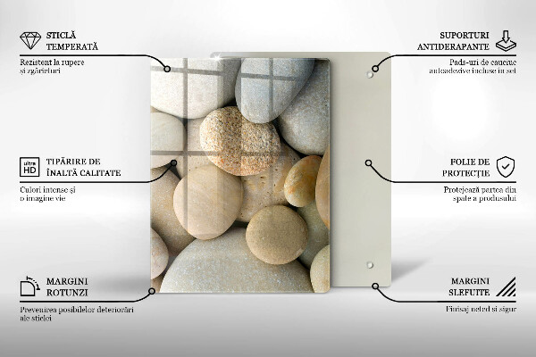 Glas Ceranfeldabdeckung Spritzschutz Abstrakte goldene Linien