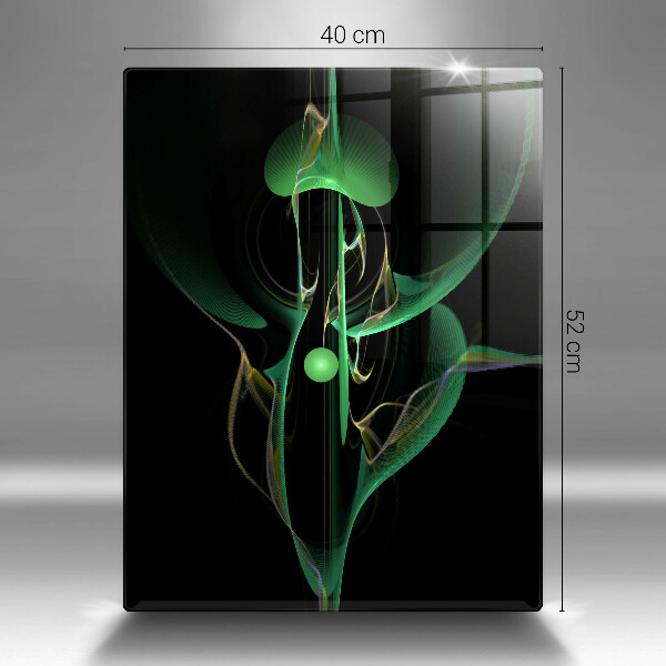 Glas Ceranfeldabdeckung Spritzschutz Moderne Abstraktion