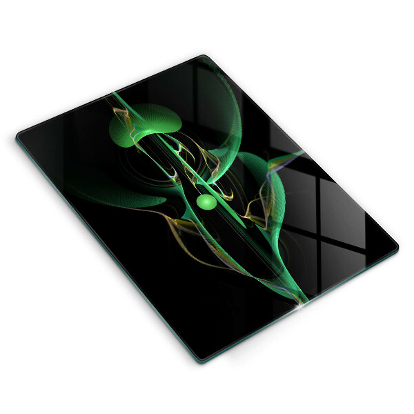 Glas Ceranfeldabdeckung Spritzschutz Moderne Abstraktion