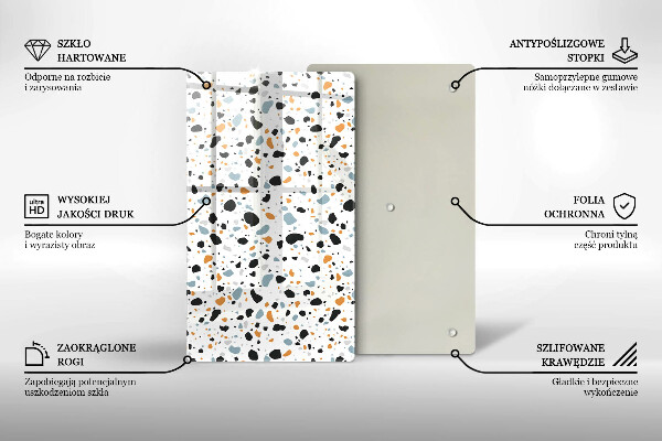 Glas Herdabdeckplatte Dekoratives Steinzeug