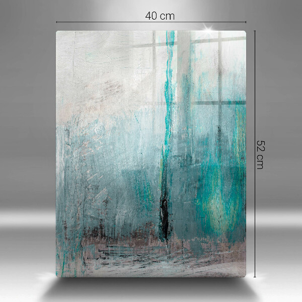 Glas Ceranfeldabdeckung Spritzschutz Malen Sie Abstraktionshintergrund