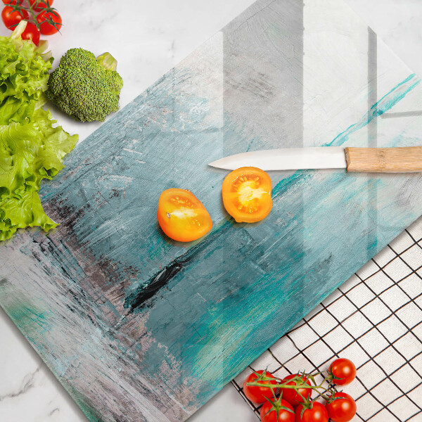 Glas Ceranfeldabdeckung Spritzschutz Malen Sie Abstraktionshintergrund