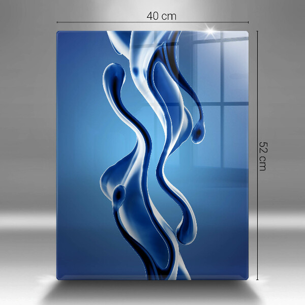 Glas Herdabdeckplatte Flüssige Abstraktion