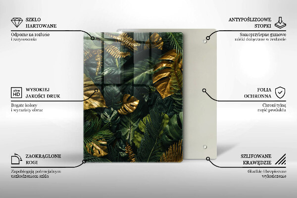 Glas Herdabdeckplatte Flüssige Abstraktion