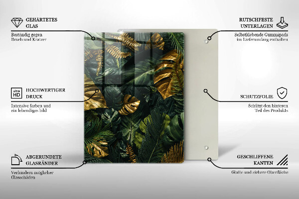 Glas Herdabdeckplatte Flüssige Abstraktion