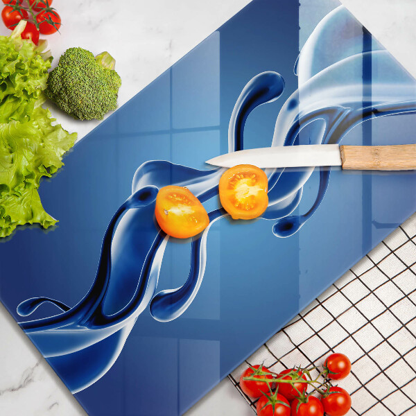 Glas Herdabdeckplatte Flüssige Abstraktion