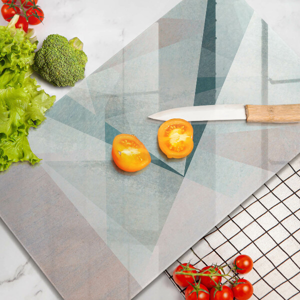 Glas Ceranfeldabdeckung Spritzschutz Scharfe Abstraktion