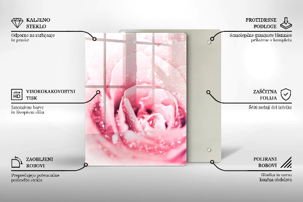 Glas Herdabdeckplatte Dekorative Beizen aus Stein